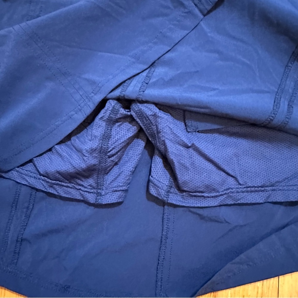 LL Bean Size 4 Navy Blue Run About Skort Skirt Hiking Golf Active Outdoors (#2) - Picture 7 of 9